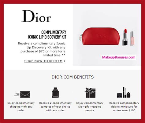 code avantage dior parfum|Dior Beauty Promo Codes .